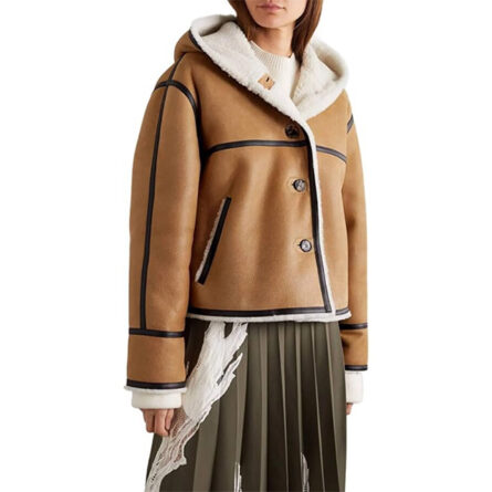 Women's RAF B3 Hooded Leather Fur Jackets
