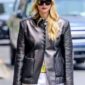 Jennifer Lawrence Leather Warner Blazer Jacket