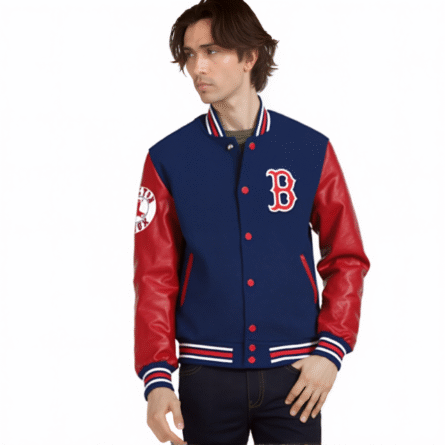 Boston Red Sox Letterman Varsity Jacket - H&D Clothing | Stylish