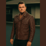 Men's Leather Shacket Brown Leather Jacket Genuine Leather Jacket Button-Up Leather Jacket Leather Shirt Jacket